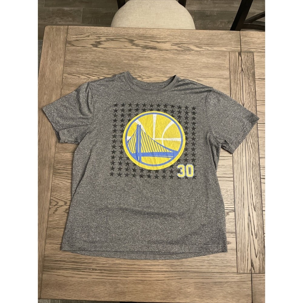 Stephen Curry Golden State Warriors Shirt Mens XL Gray Short Sleeve Stretc  NBA